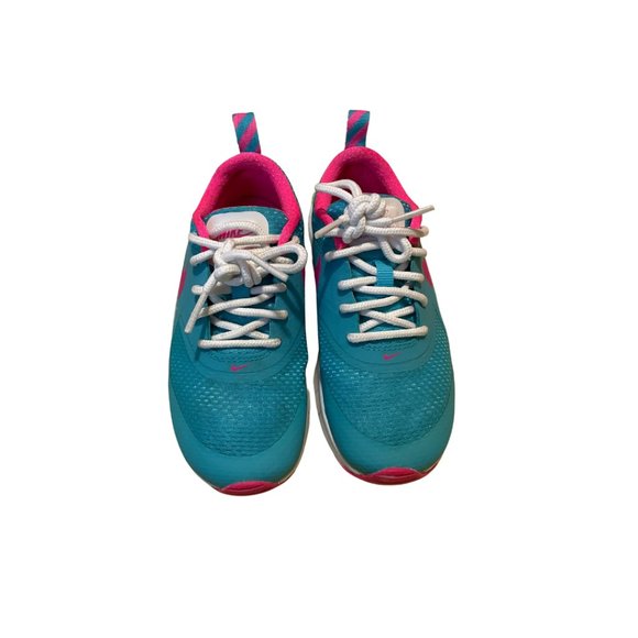 NIKE Air Max Thea Pink Aqua Kids Sneakers Size 11C - Picture 3 of 6